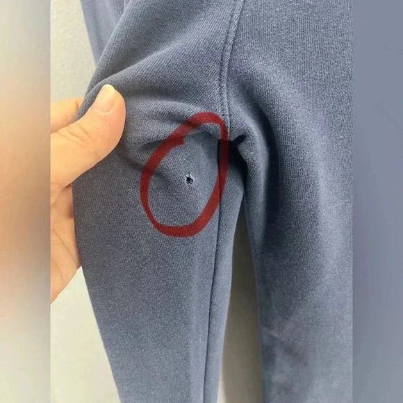 Abercrombie and Fitch blue logo joggers sweats drawstring Y2K 90’s - Picture 7 of 7